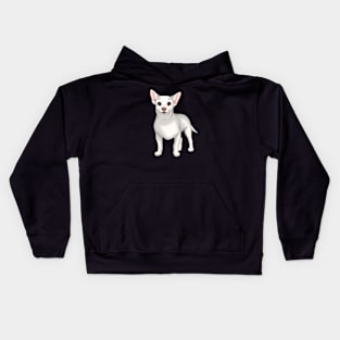 White Chihuahua Dog Kids Hoodie